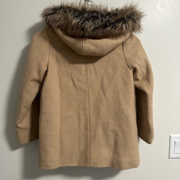 Zara Pea Coat girl size 10 wool blend - Picture 6 of 8